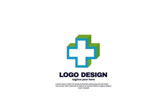 voorraad abstracte gezondheidsbedrijf zakelijke zorg logo sjabloon vector
