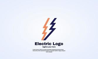 stock illustrator elektrisch logo sjabloon vector