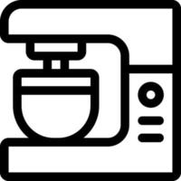 mixer lijn pictogram illustratie vector