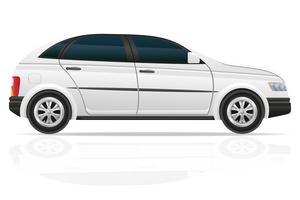 auto hatchback vectorillustratie