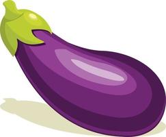 aubergine plantaardige illustratie vector