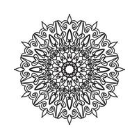 handgetekende mandala. decoratie in etnisch oosters doodle ornament vector