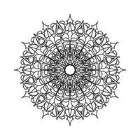 handgetekende mandala. decoratie in etnisch oosters doodle ornament vector