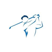 golf pictogram en symbool vector sjabloon