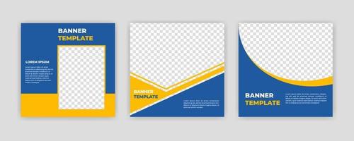 moderne sociale media-bannermalplaatje kan worden bewerkt. iedereen kan dit ontwerp gemakkelijk gebruiken. promotionele webbanners voor sociale media. elegante verkoop en kortingspromo - vector. vector