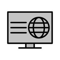 Webpagina Icon Design vector