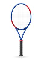 tennisracket vectorillustratie vector