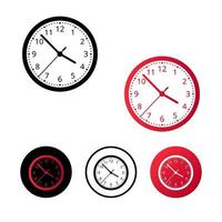 abstracte klok timing pictogram illustratie vector