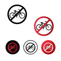 geen fiets pictogram illustratie vector