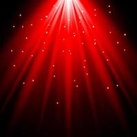 zonlicht lens flare rood lichteffect spotlight verlichte vectorillustratie vector