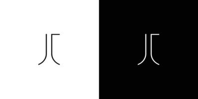 modern en luxe letter jc initialen logo ontwerp vector
