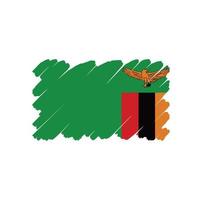 vlag van zambia gratis vector ontwerp