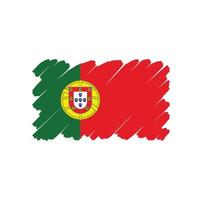 vlag van portugal vector