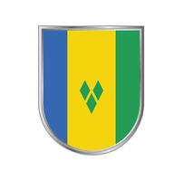 vlag van heilige vincent en de grenadines vector