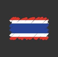 vlag van thailand vector