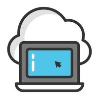 cloud computing-vector vector