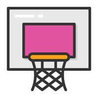 trendy basketbalconcepten vector