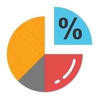 cirkeldiagram vector