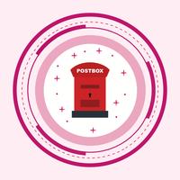 postbus pictogram ontwerp vector