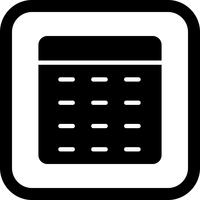 Calculator pictogram ontwerp vector