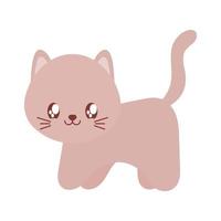 leuke babykat vector