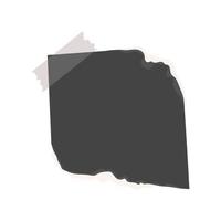 zwart gescheurd papier vector
