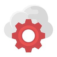 concepten voor cloudtechnologie vector