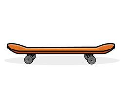 skateboard illustratie voorraad, skateboard vector, skateboard geïsoleerd ontwerp, skateboard icon vector