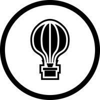 Luchtballon pictogram ontwerp vector