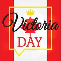 gelukkige victoria day sticker vector