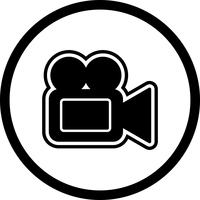 Videocamera pictogram ontwerp vector