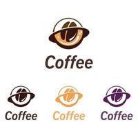 koffiekopje drinken logo afbeelding en vector creatief ontwerp illustratie