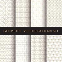 geometrisch vectorpatroonpakket vector