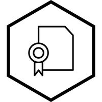 Diploma Icon Design vector