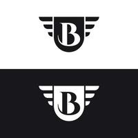 premium elite letter mark b logo vector ontwerpsjabloon