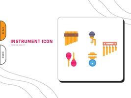 muziek instrument apparatuur iconen vector pro vector