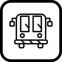 Luchthavenbus pictogram ontwerp vector