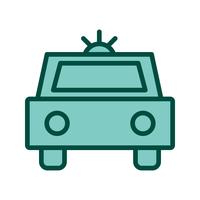 Politiewagen pictogram ontwerp vector