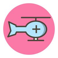 Helikopter pictogram ontwerp vector