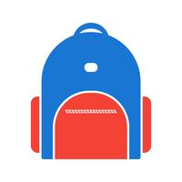 bagpack pictogram ontwerp vector