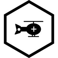 Helikopter pictogram ontwerp vector