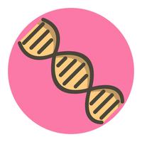 DNA-pictogram ontwerp vector