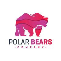 ijsbeer dier vector logo