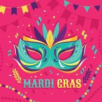 mardi gras masker concept vector