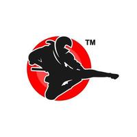 ninja vector logo ontwerp