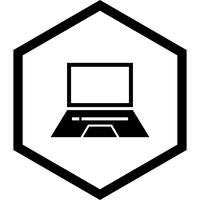 Laptop pictogram ontwerp vector