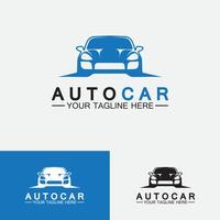 auto auto logo ontwerp met concept sportwagen voertuig pictogram silhouette.vector illustratie ontwerpsjabloon. vector