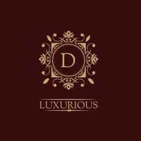 luxe logo sjabloon in vector voor restaurant, royalty, boetiek, café, hotel, heraldiek, sieraden, mode en andere vectorillustraties