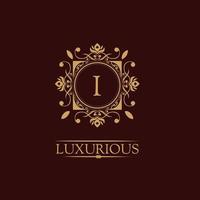 luxe logo sjabloon in vector voor restaurant, royalty, boetiek, café, hotel, heraldiek, sieraden, mode en andere vectorillustraties