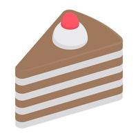 cake slice concepten vector